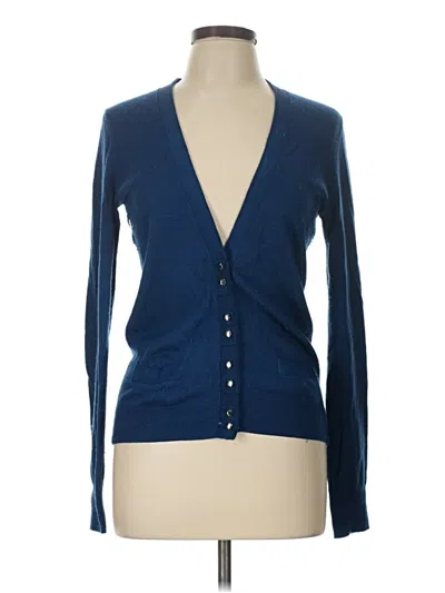 Pre-owned Club Monaco Cardigan Sweater In Blue