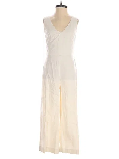 Pre-owned Club Monaco Jumpsuit In Ivory