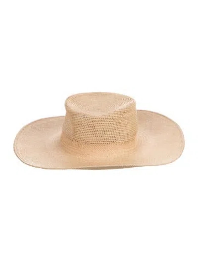 Pre-owned Clyde Sun Hat W/tags In Neutrals