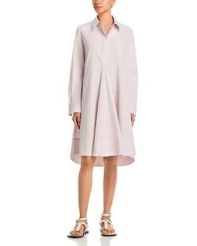 Co A Line Shirt Dress In Neutral