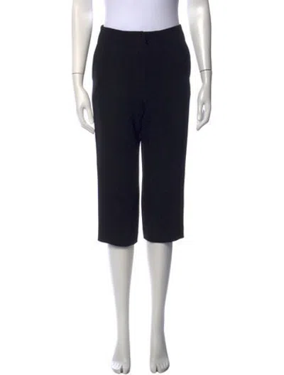 Pre-owned Co Acetate Straight Leg Pants In Black
