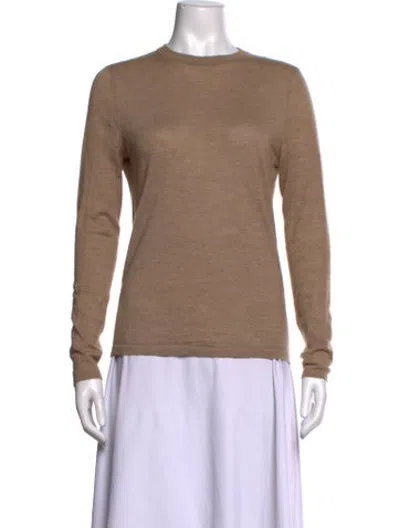 Pre-owned Co Cashmere Crew Neck Sweater In Neutrals