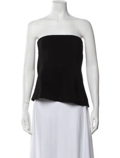 Pre-owned Co Cashmere Strapless Top In Black