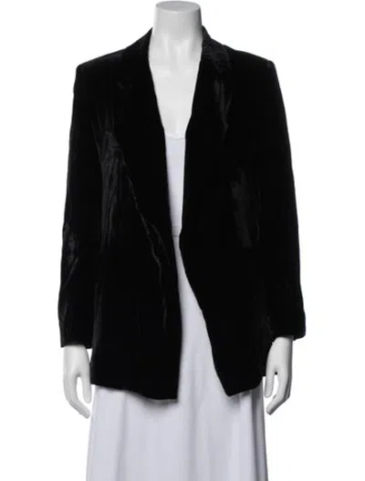 Pre-owned Co Silk Blazer In Black
