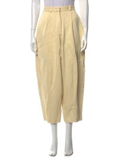 Pre-owned Co Wide Leg Pants In Neutrals