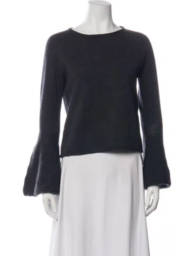 Pre-owned Co Wool Crew Neck Sweater In Black