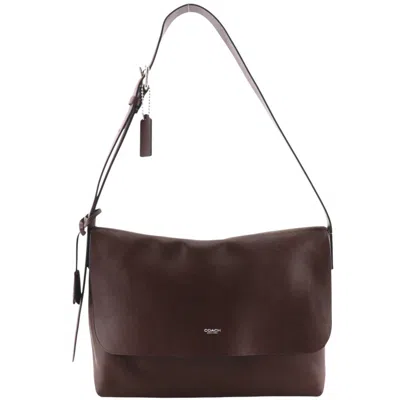 Pre-owned Coach Brown Leather Messenger Bag ()