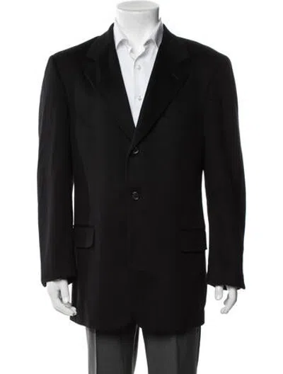 Pre-owned Coach Cashmere Blazer In Black