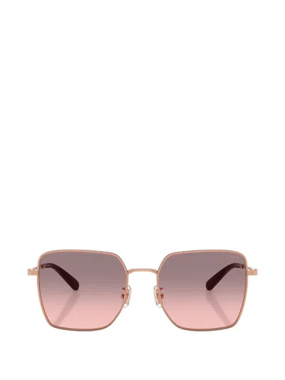 Coach Cbz51 Square-frame Sunglasses In Pink