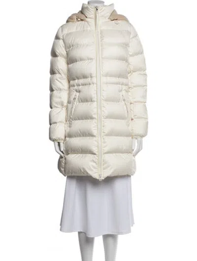 Pre-owned Coach Down Coat W/ Tags In Neutrals