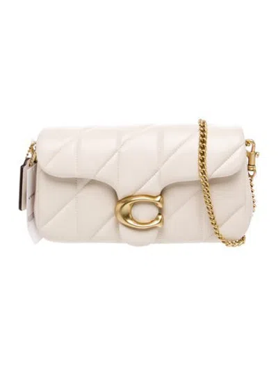 Pre-owned Coach Leather Clutch W/ Tags In Neutrals