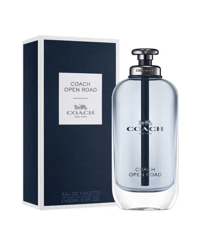 Coach Men's 3.3oz Open Road Edt Spray In Blue