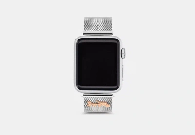Coach Outlet Apple Watch® Strap, 38 Mm And 40 Mm In Grey