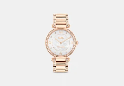 Coach Outlet Cary Watch, 34 Mm In Gold