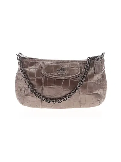 Pre-owned Coach Purse In Gray