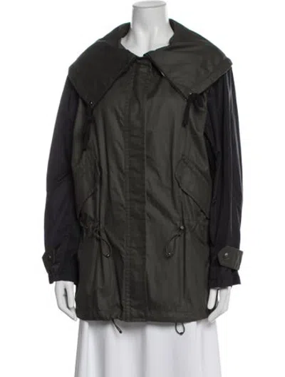 Pre-owned Coach Utility Jacket In Green