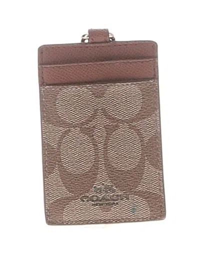 Pre-owned Coach Wallet In Brown