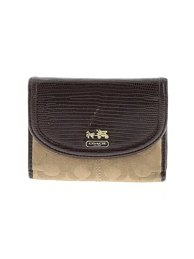 Pre-owned Coach Wallet In Brown