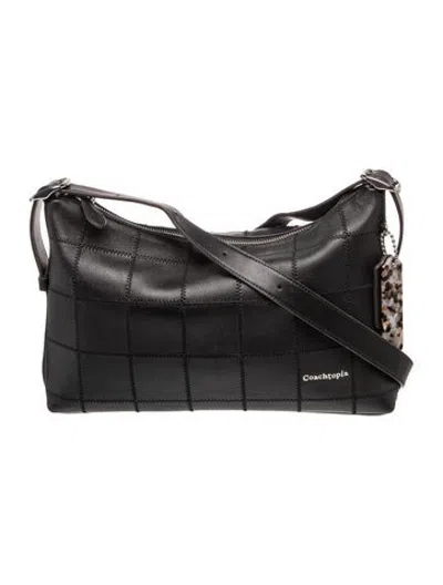 Pre-owned Coachtopia Leather Crossbody Bag In Black