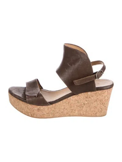 Pre-owned Coclico Leather Sandals In Brown