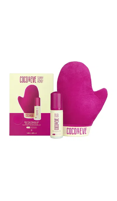 Coco & Eve Sunny Honey Self Tan Travel Kit In Medium