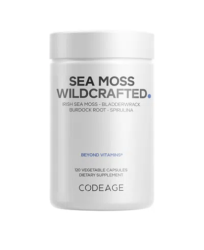 Codeage Raw Wildcrafted Irish Sea Moss Bladderwrack Burdock Root Spirulina & Bioperine Pepper