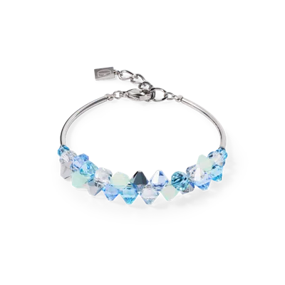 Coeur De Lion Armband Dancing Crystals Silber-blau In Silver