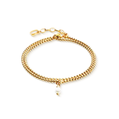 Coeur De Lion Armband Serene Knot Chain Gold