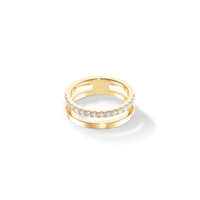 Coeur De Lion Eternal Unity Ring Gold-kristall