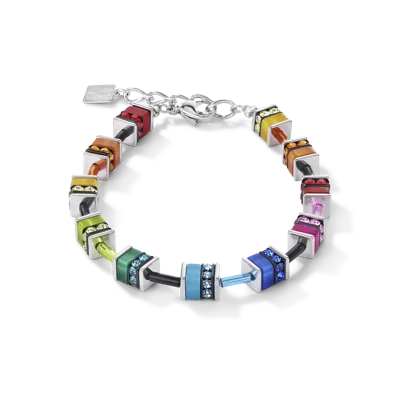 Coeur De Lion Geocube® Armband Classic Polaris & Strass Multicolor