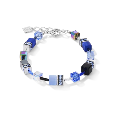 Coeur De Lion Geocube® Armband Kobaltblau In Blue