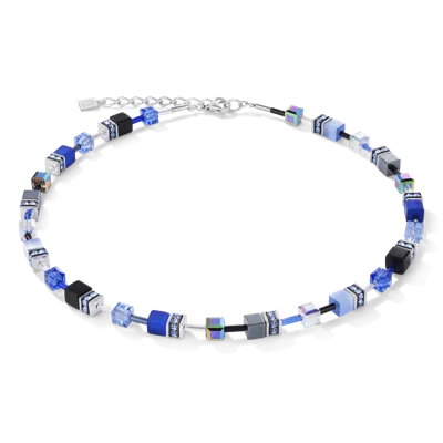 Coeur De Lion Geocube® Halskette Kobaltblau In Blue