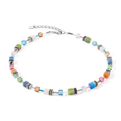 Coeur De Lion Geocube® Iconic Precious Halskette Multicolour Delight