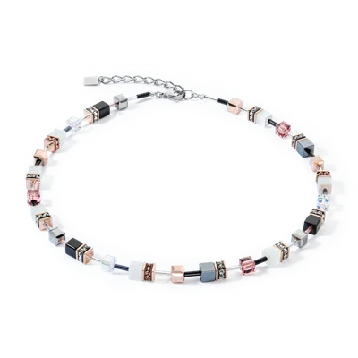 Coeur De Lion Geocube® Iconic Precious Halskette Rosa-flieder