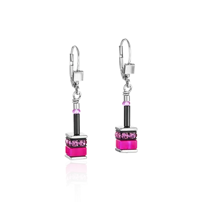 Coeur De Lion Geocube® Ohrringe Classic Polaris & Strass Multicolor