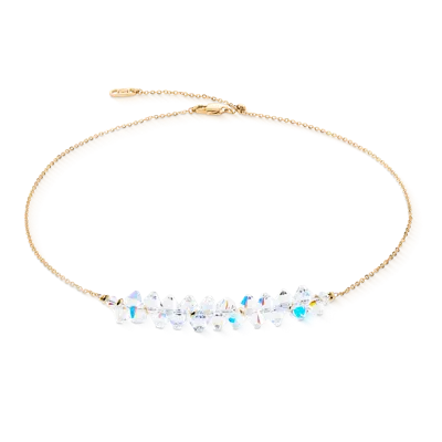 Coeur De Lion Halskette Dancing Crystals Pure Silber-kristall In Gold