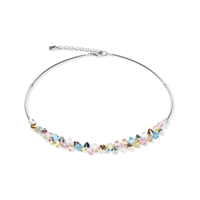 Coeur De Lion Halskette Dancing Crystals Silber-pastell In Silver