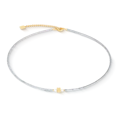 Coeur De Lion Halskette Edge & Grace Silber-gold In Metallic