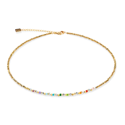 Coeur De Lion Halskette Golden Whisper Rainbow