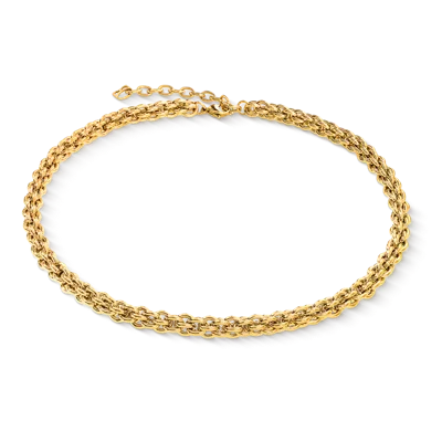 Coeur De Lion Halskette Mesh Chain Classic Gold