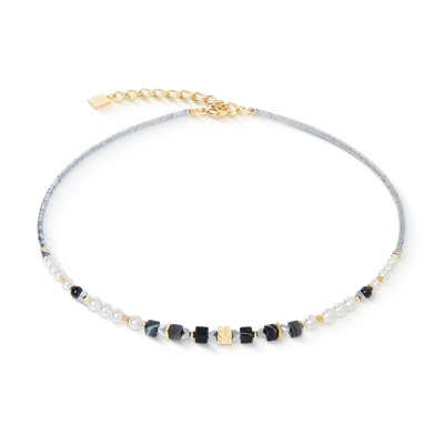 Coeur De Lion Halskette Modern Elegance Spikes Gold