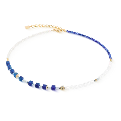 Coeur De Lion Halskette Princess Fusion Pearls Lapislazuli In Blue