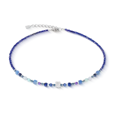 Coeur De Lion Halskette Shape Mix Spikes Blue Moon