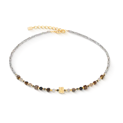 Coeur De Lion Halskette Shape Mix Spikes Smoky Glow In Metallic