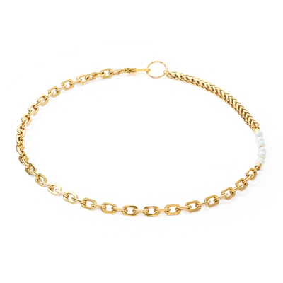Coeur De Lion Halskette Shape Shifter Süsswasserperlen Gold