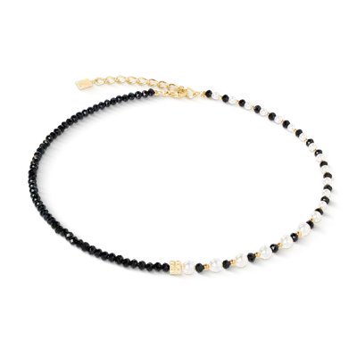 Coeur De Lion Halskette Trinity Spikes Gold In Animal Print