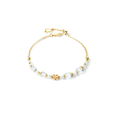 Coeur De Lion Iconic Collection Signature Armband Gold-weiss