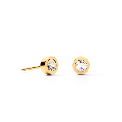 Coeur De Lion Ohrringe Sparkling Dots Gold-kristall