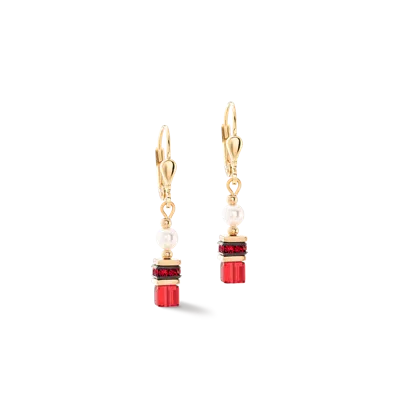 Coeur De Lion Ohrringe Sparkling Princess Gold-rot