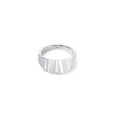 Coeur De Lion Ring Classic Wave Silber In Silver